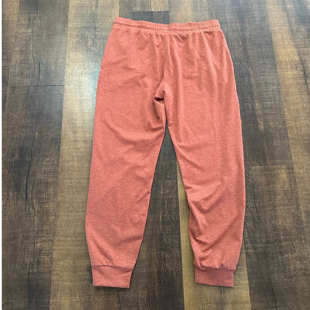 Vuori Performance Joggers Rust Red Drawstring Pan… - image 3